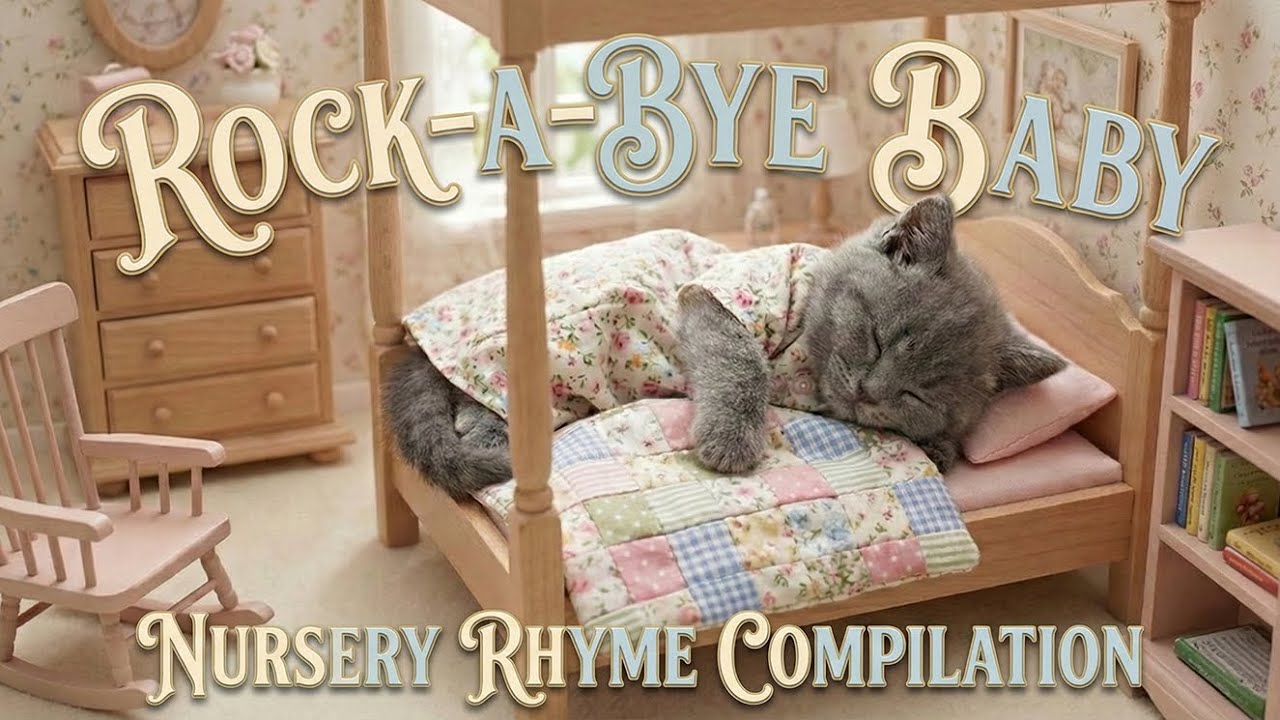 Nursery Rhymes for Kids | Sing-a-long Song Compilation - Rock-A-Bye- Baby + 4 Other Nursery Rhymes
