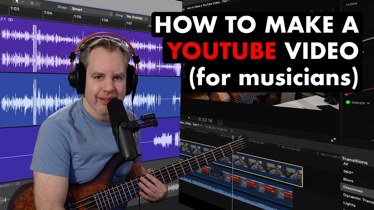 Live Recording Your Musical Instrument for YouTube