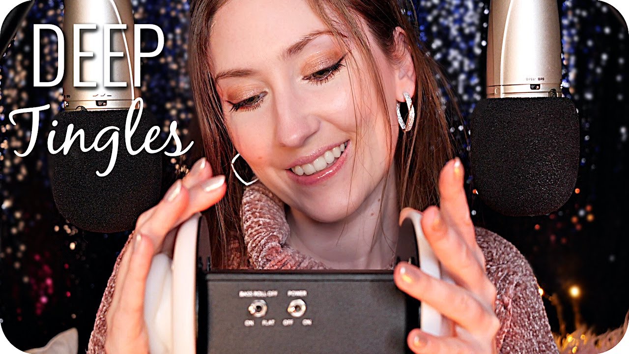 ASMR Lotion Ear Massage Heaven ❤️ Ear Stroking with Soft Whisper Ramble 💤 4 Mics for Deep Tingles