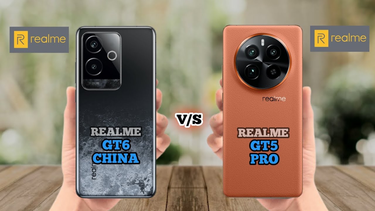 REALME GT 6 CHINA VS REALME GT 5 PRO