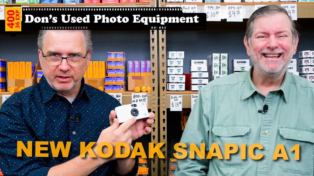 Новая пленочная фотокамера Kodak Snapic A1 35 мм