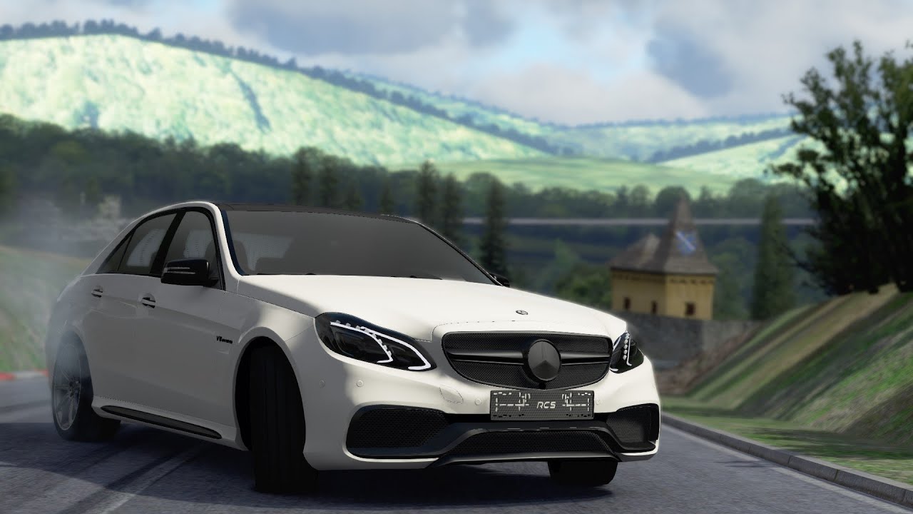 Дорога дальняя на E63 W212 и M4🤍🔥// Assetto Corsa