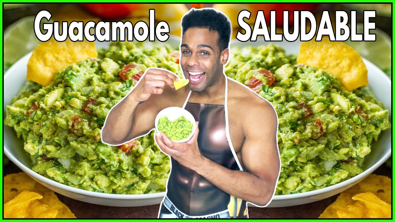 GUACAMOLE SALUDABLE 🥑 Receta tradicional Mexicana FÁCIL y RÁPIDA