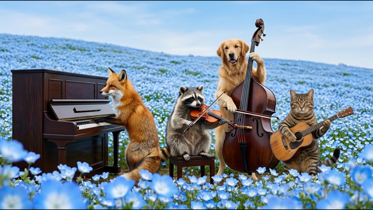 作業・勉強に最適｜ネモフィラの丘Chillhopセッション｜Animal Band｜Study & Relax