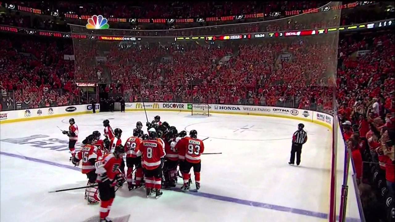 Danny Briere Overtime Game Winning Goal: Philadelphia Flyers vs NJ Devils (HD)