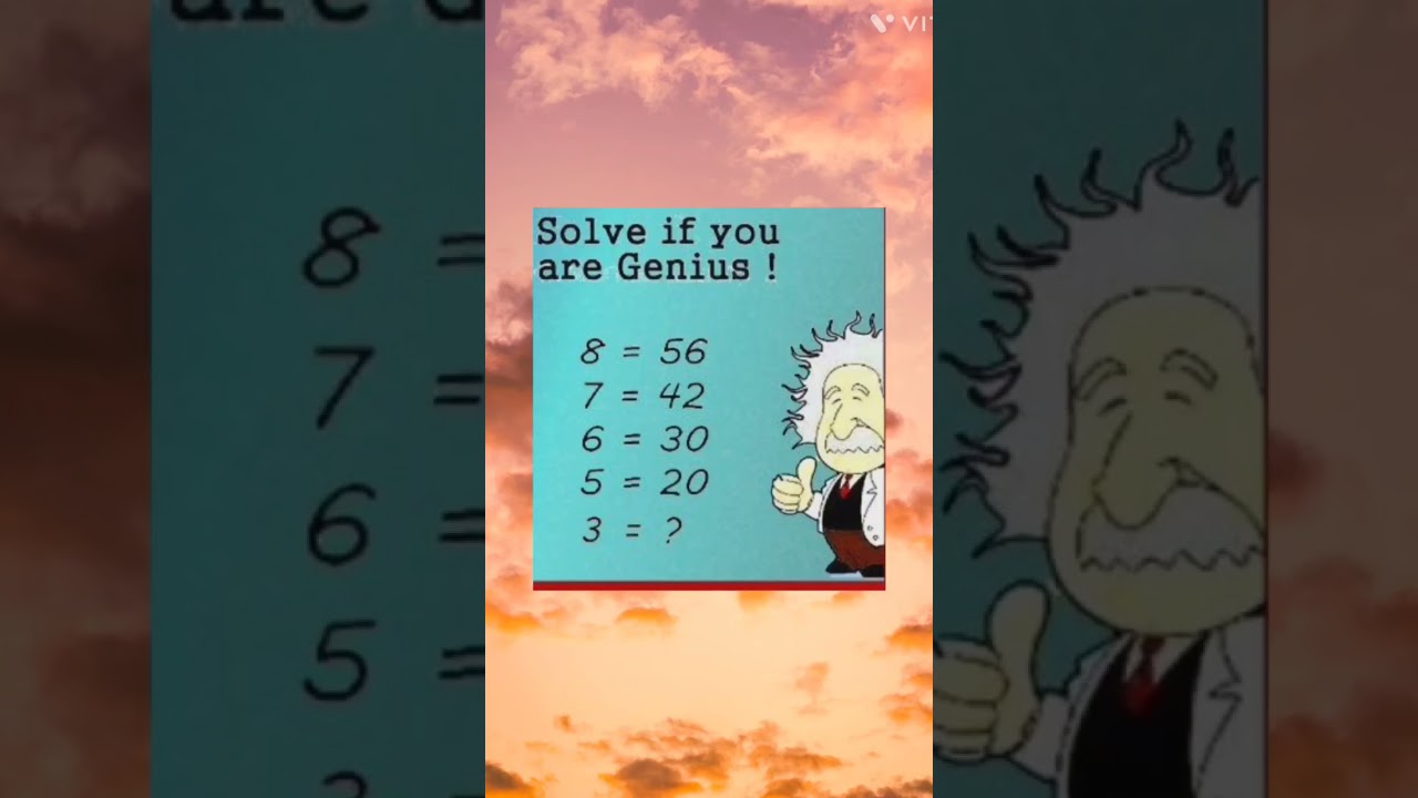 solve if you are genius!only genius can!🤔🤔🤔🤔🤔🤔🤔🤔🤔🤔#einstein #maths