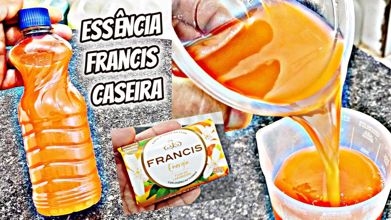 COMO FAZER ESSÊNCIA FRANCIS CASEIRA COM APENAS 2 INGREDIENTES SUPER FÁCIL E ECONOMICA/ ESSÊNCIA