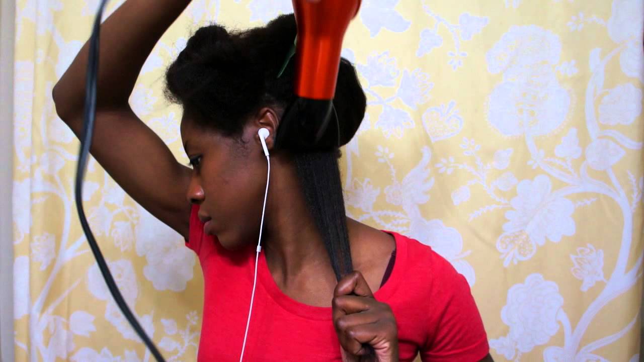 Blow Drying While Using The Tension Method