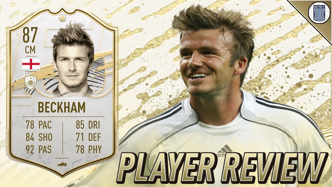 87 BASE ICON DAVID BECKHAM PLAYER REVIEW! - FIFA 21 ULTIMATE TEAM