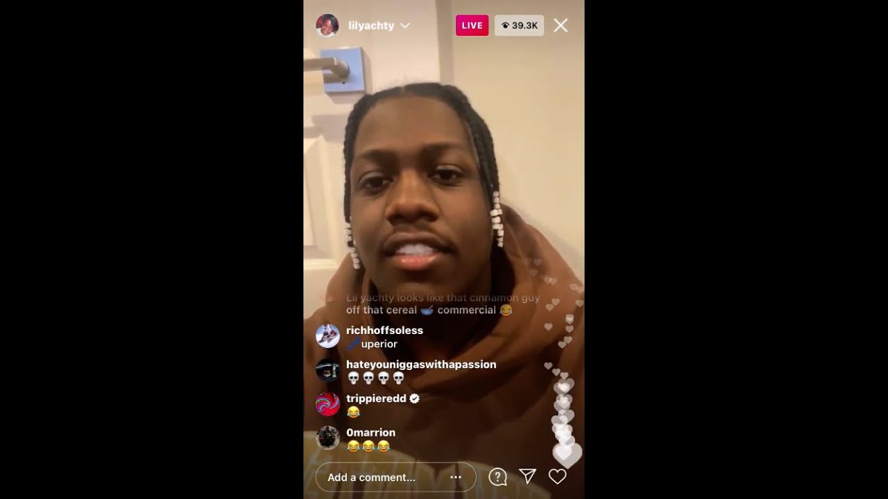 Lil Yachty Instagram Live with Kodak Black, Trippie Redd, and Offset. 3/15/21