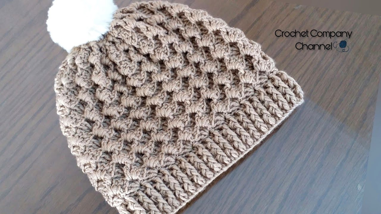 ايس كاب  كروشيه بغرزه مجسمه سهل وانيق _ Crochet  easy hat #صحبه_الكروشيه