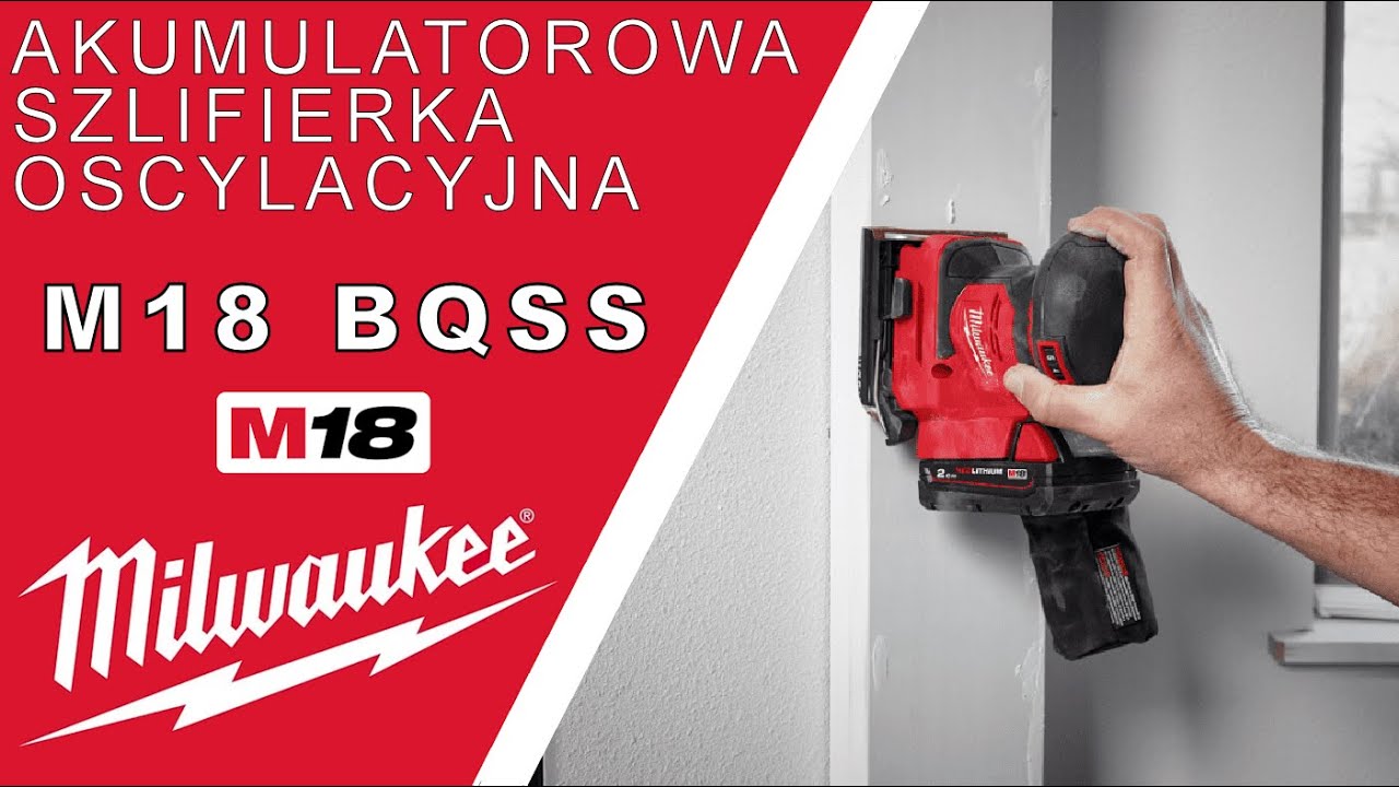MILWAUKEE M18 BQSS szlifierka oscylacyjna akumulatorowa