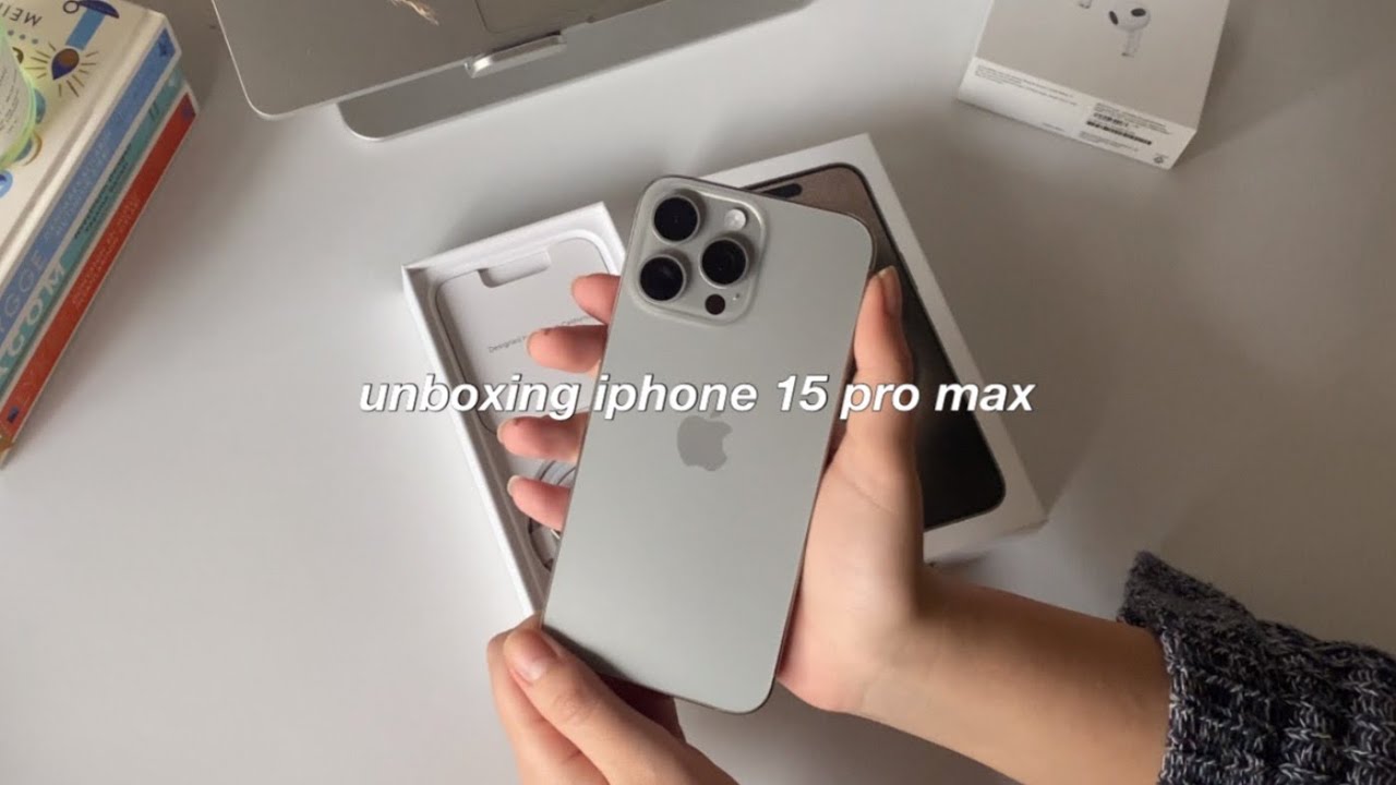 iphone 15 pro max natural titanium
