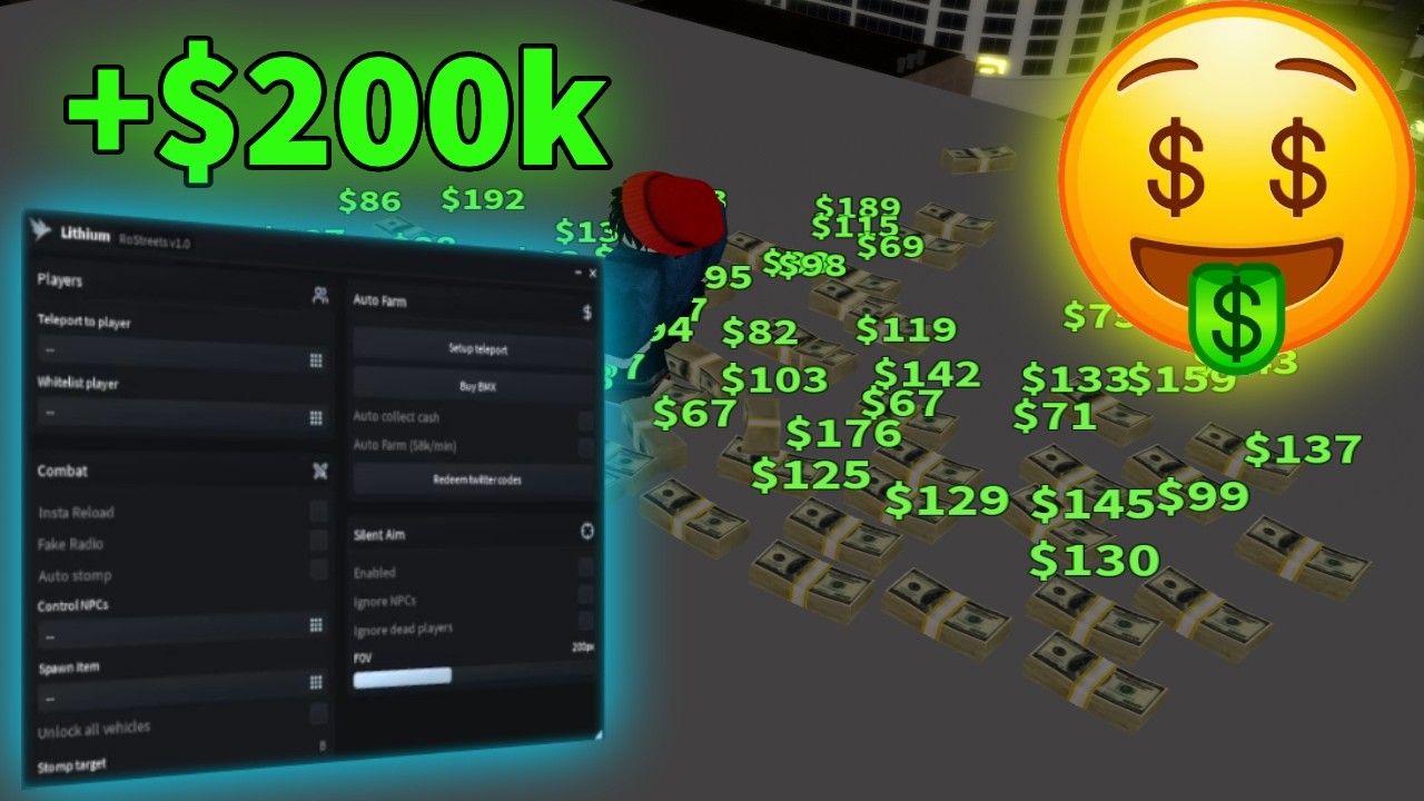 [2026] BEST RoStreets Script (INF MONEY, AIMBOT) 🔥