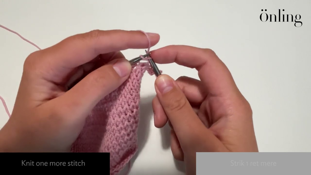 Elastisk aflukning / Elastic bind-off