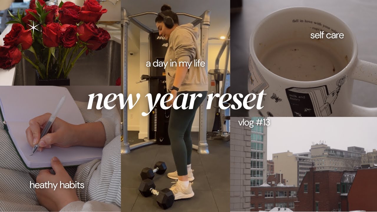 2025 reset vlog | healthy habits, cleaning my apartment, relaxing weekend