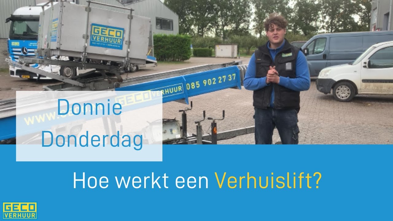 Hoe werkt een Verhuislift? | Uitleg over Verhuislift | GECO Verhuur