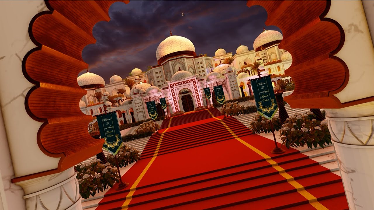 The Royal Palace #VirtualVenue 4.0 #Virtual #environment #walkthrough