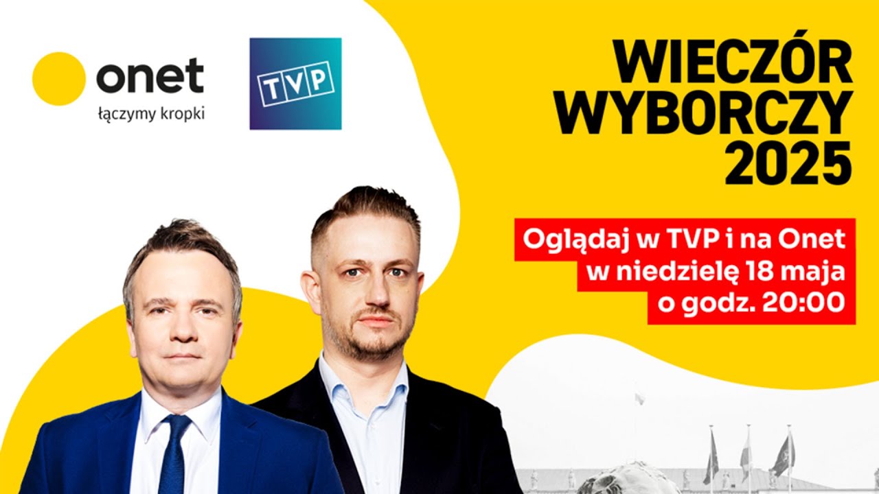 Wieczór wyborczy Telewizji Polskiej i Onetu | 18.05