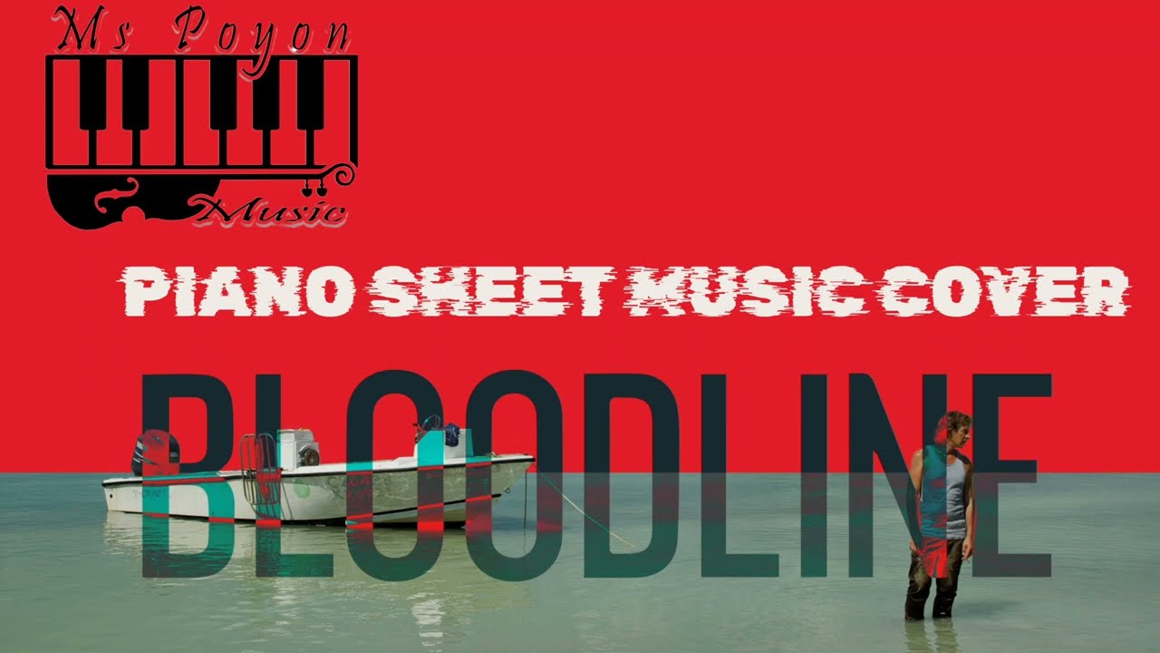 Bloodline (Alex Warren) Piano Sheet Music Cover 