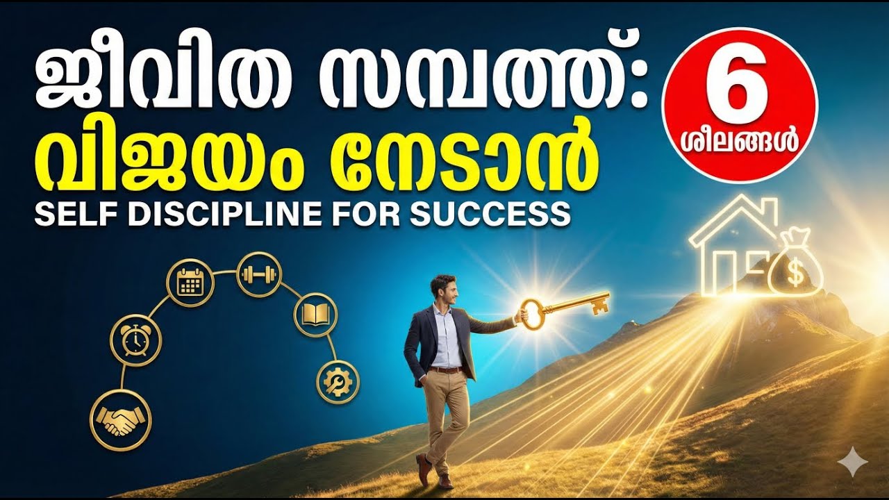 ജീവിത സമ്പത്ത്: വിജയം നേടാൻ ഈ 6 കാര്യങ്ങൾ ശീലമാക്കൂ | Self Discipline for Success