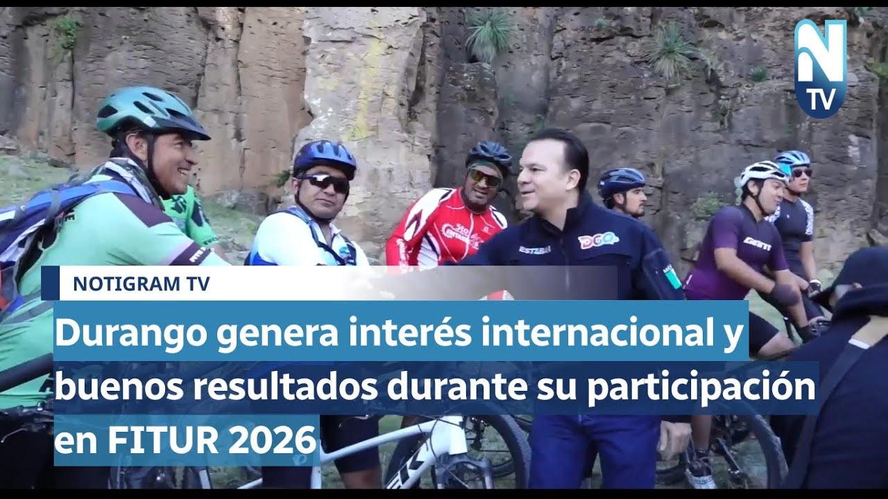 Durango genera interés internacional y buenos resultados durante su participación en FITUR 2026