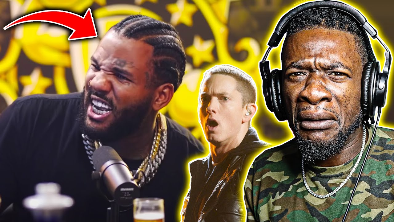 The Game VS Eminem?! | The Game Says He'd DESTROY Eminem?! (REACTION)
