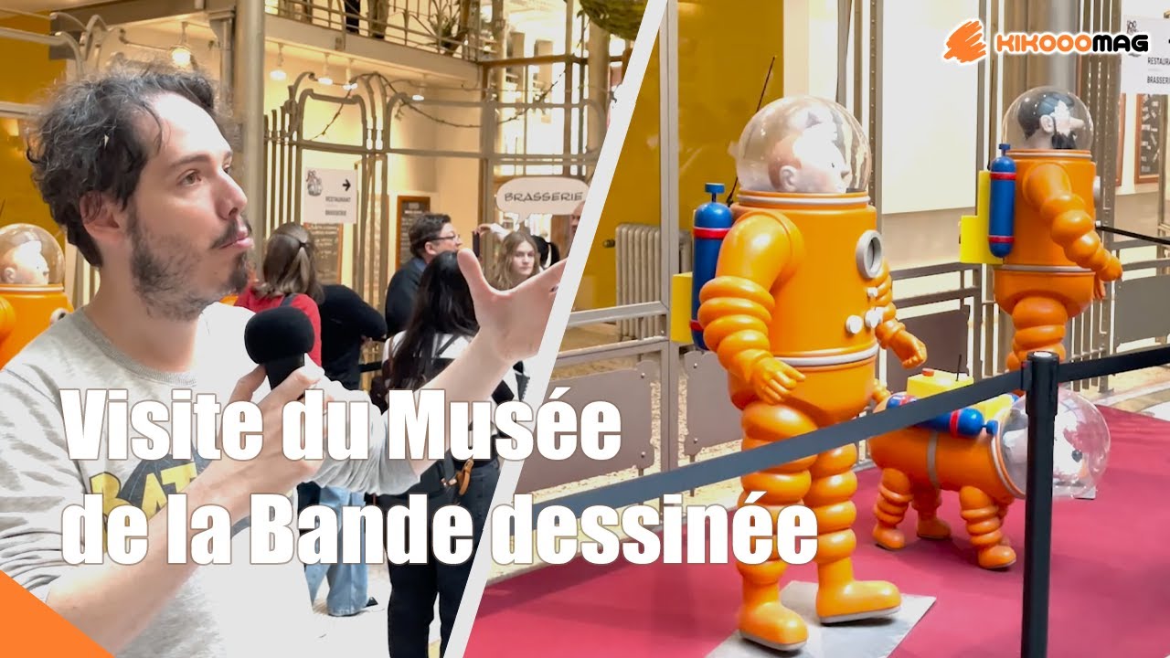 Visite du Musée de la Bande Dessinée en Belgique