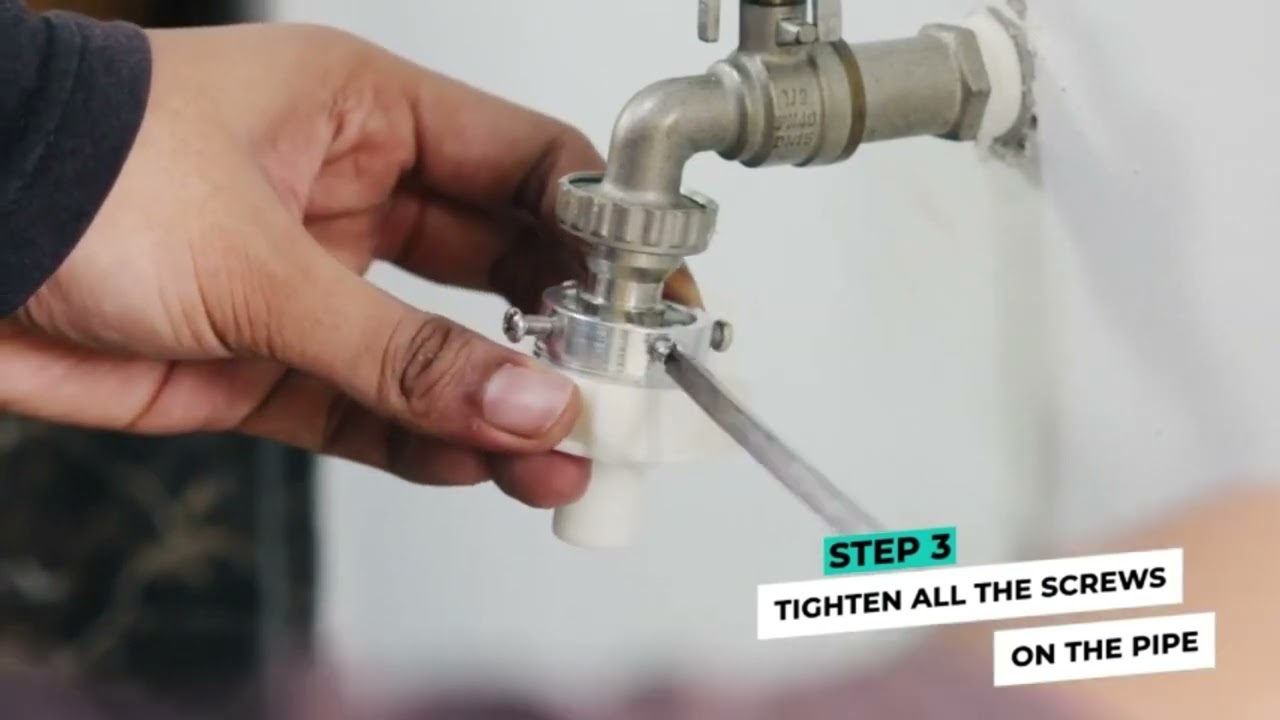 how to connect the pipe