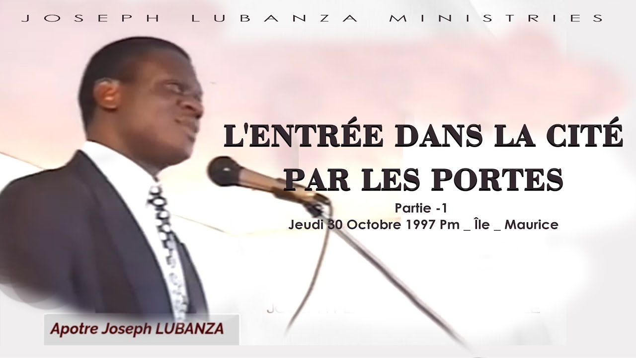 L'Entrée Dans La Cité Par Les Portes Partie -1 Jeudi 30 Octobre 1997 Pm