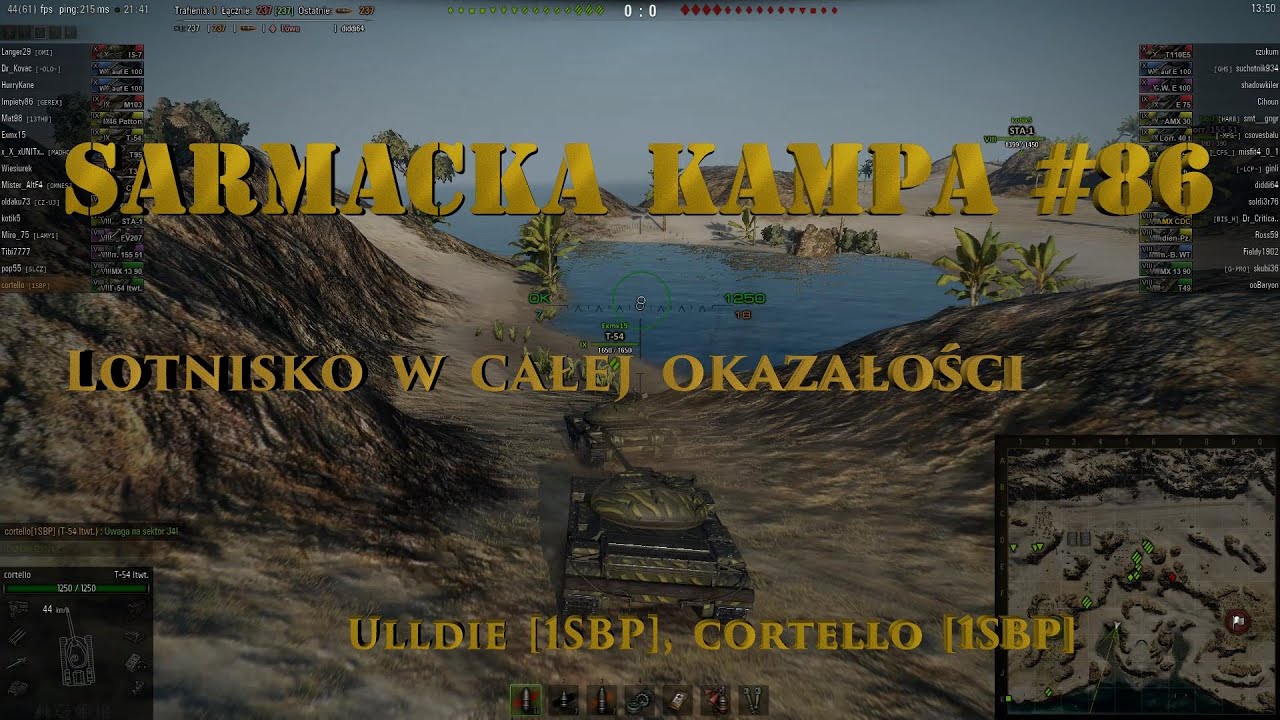 Sarmacka Kampa 86: lotnisko i T54 rodzaju r&oacute;żnego