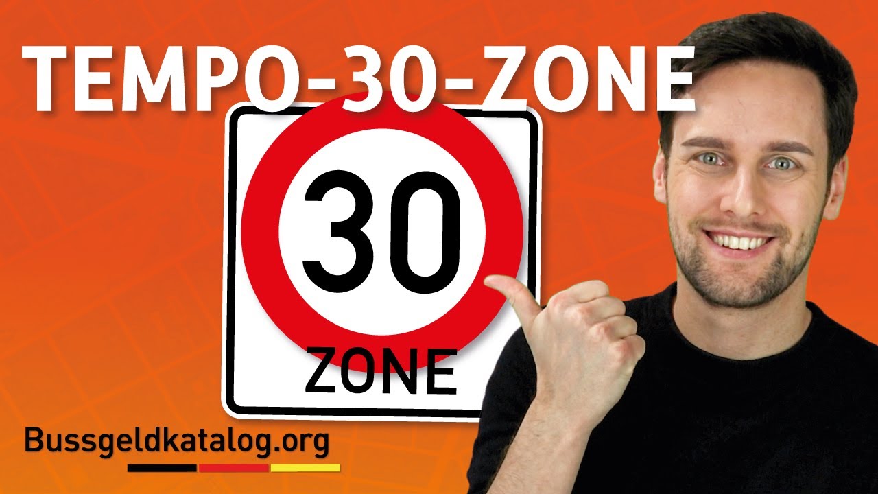Die 30er-Zone 💡 - Kennt ihr den Unterschied zum normalen Tempo-30-Schild?