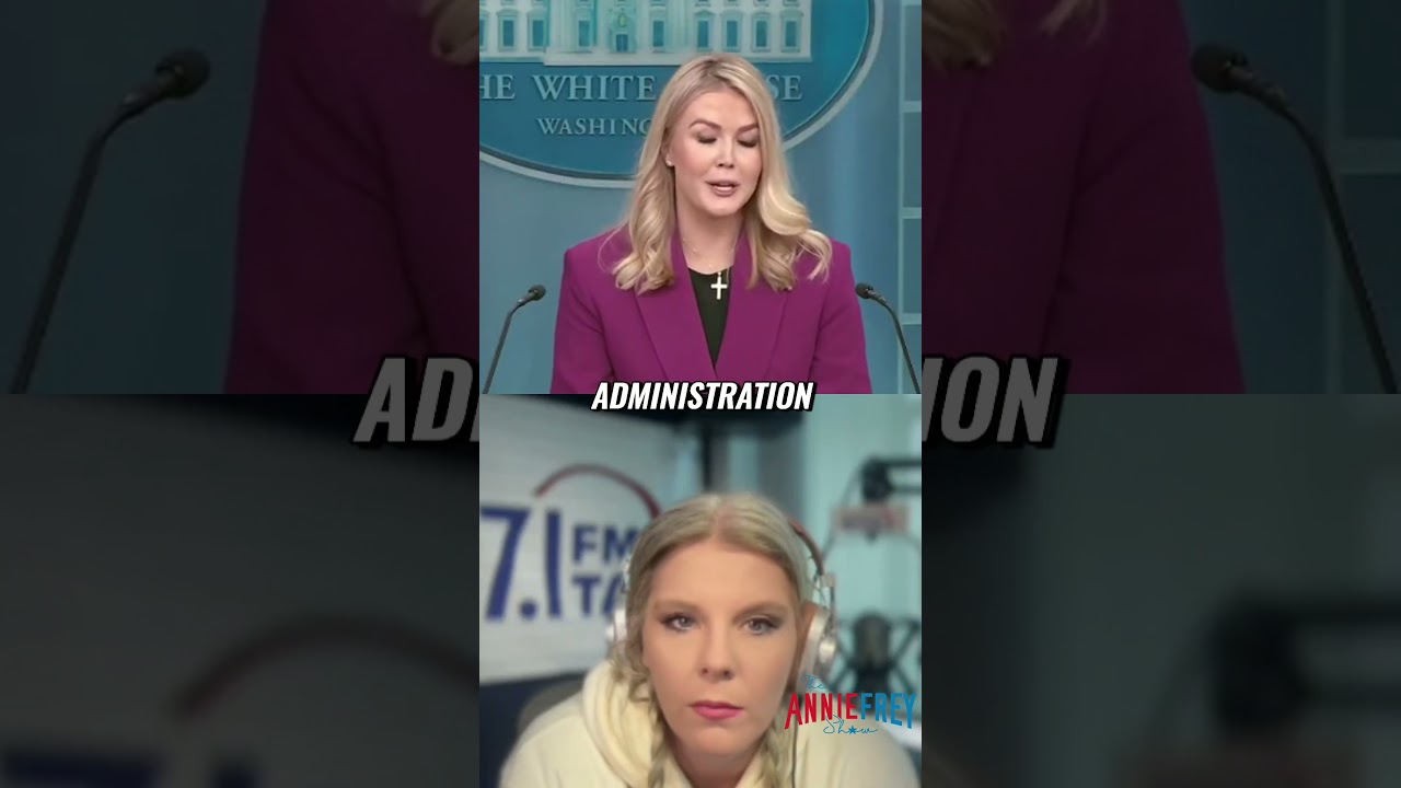 Karoline Leavitt SHINES in her first press briefing.  #news #politics #shorts