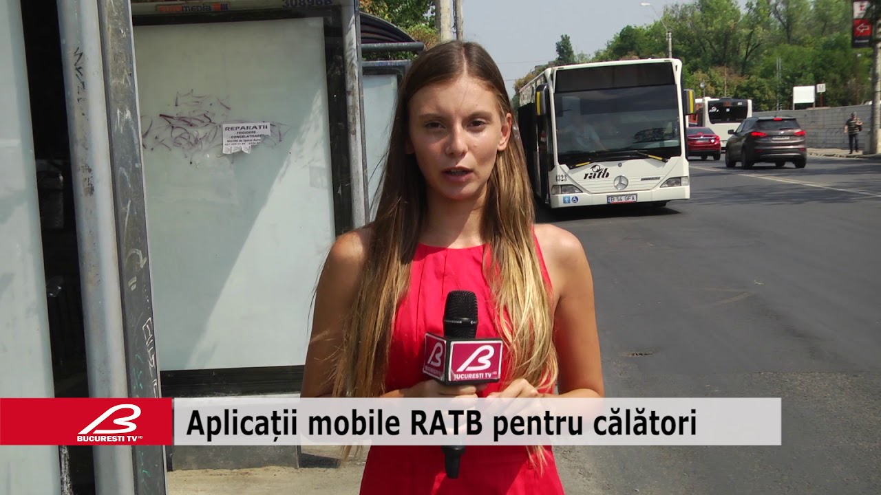 Aplicații mobile RATB pentru călători
