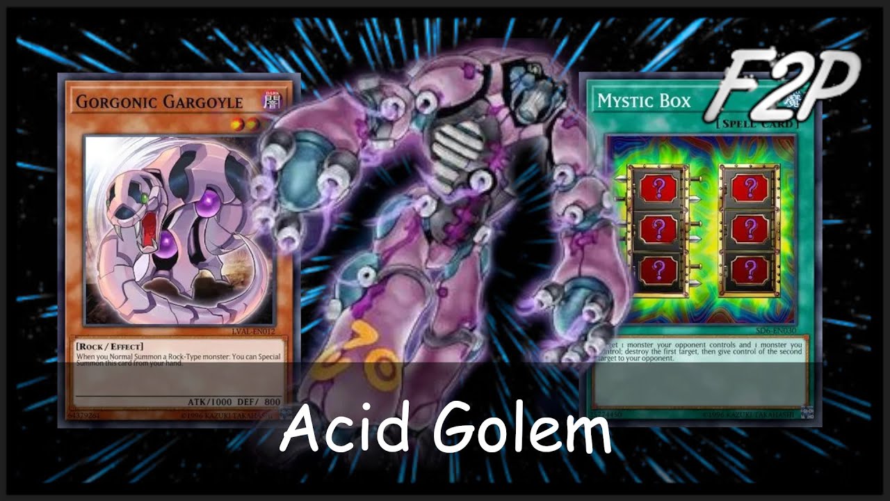 F2P ACID GOLEM BURN - Lock Opponent Special Summon + 1K Burn [Yu-Gi-Oh! Duel Links]
