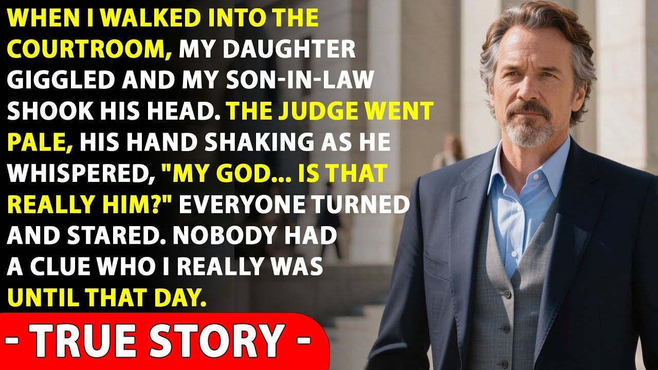 When I Walked Into The Courtroom, My Daughter Laughed, And My Son In Law Looked Away!