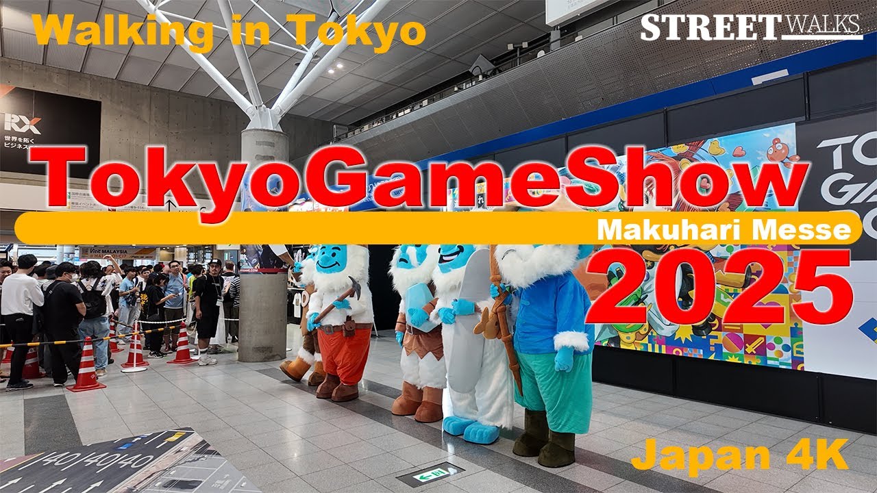 Walking Tokyo Game Show 2025 | Japan's Biggest Gaming Event POV | Cosplay | anime | 4K