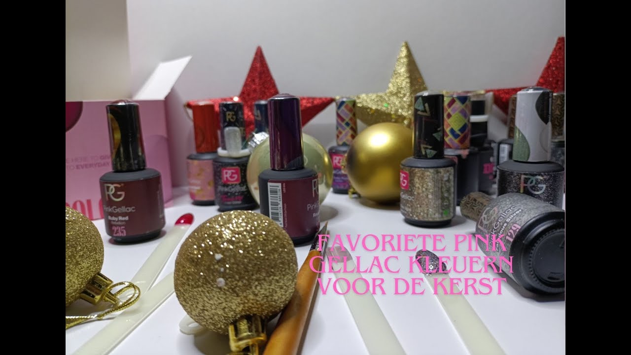 Favoriete Pink Gellac kleuren voor de kerst ! deel 2  ♥ Diaman-nails