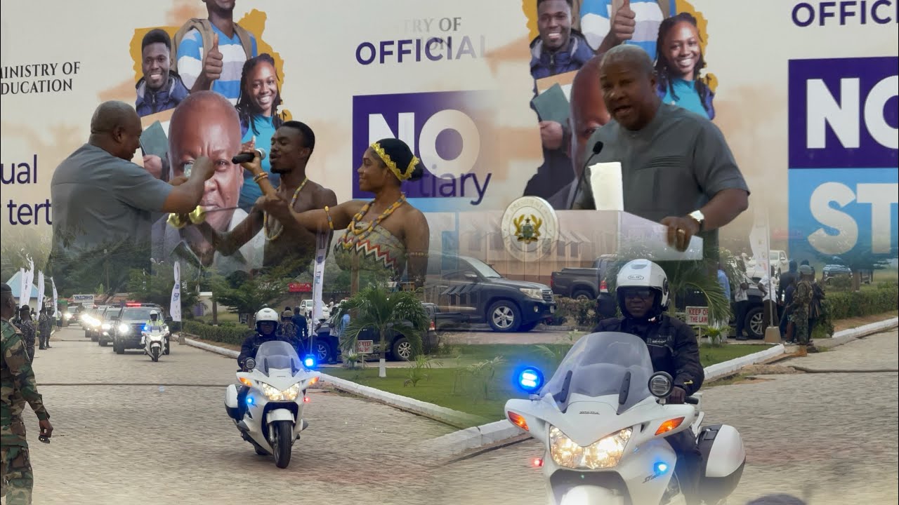 Watch : Prez Mahama Launch “No Fess Stress Policy “ To A Rousing Welcome In Koforidua