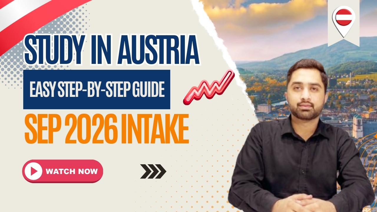 Study in Austria 🇦🇹 2026 | Admission, Visa & Requirements (Step-by-Step Guide)