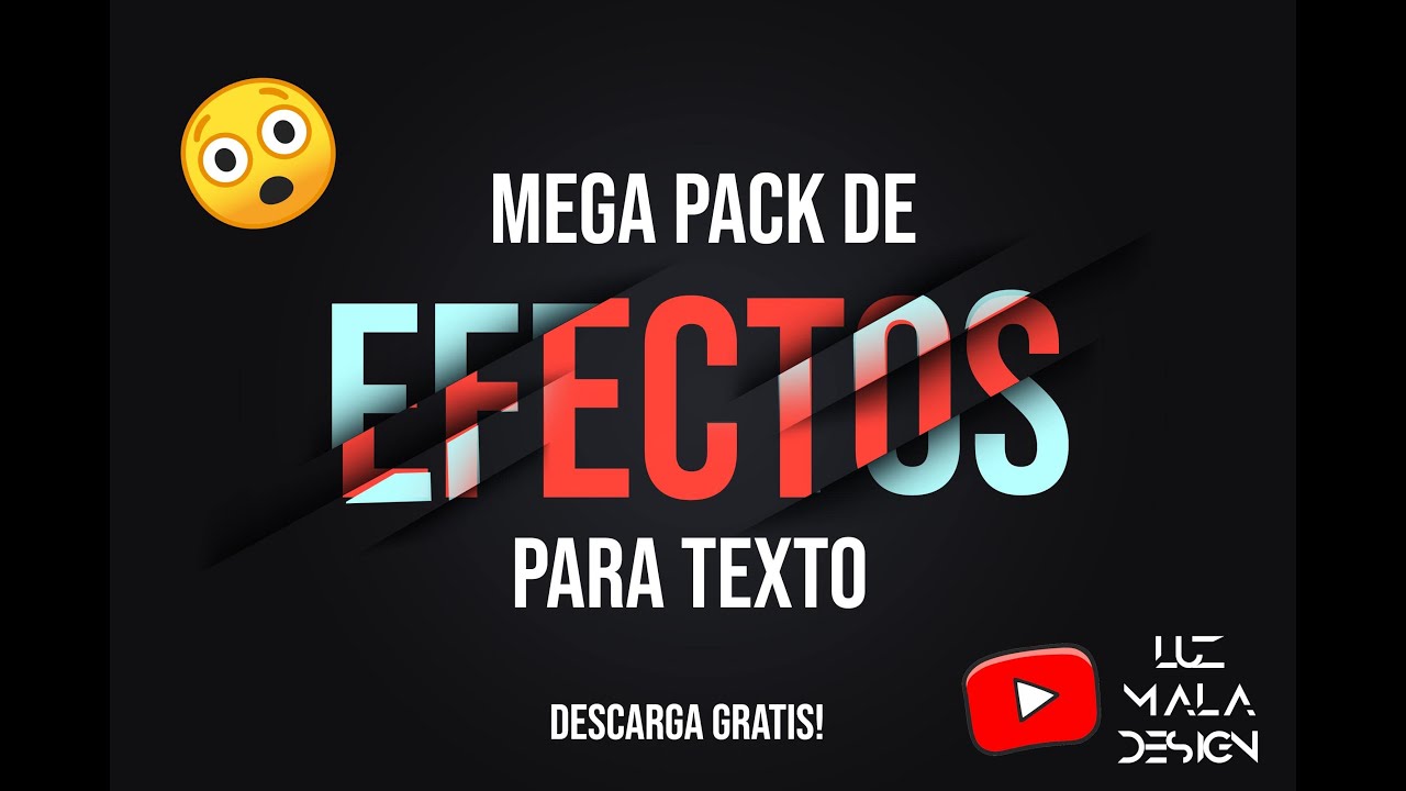 🔝 PACK TREMENDO DE EFECTOS PARA TEXTO EN PSD - AWESOME PACK OF EFFECTS FOR TEXT IN PSD