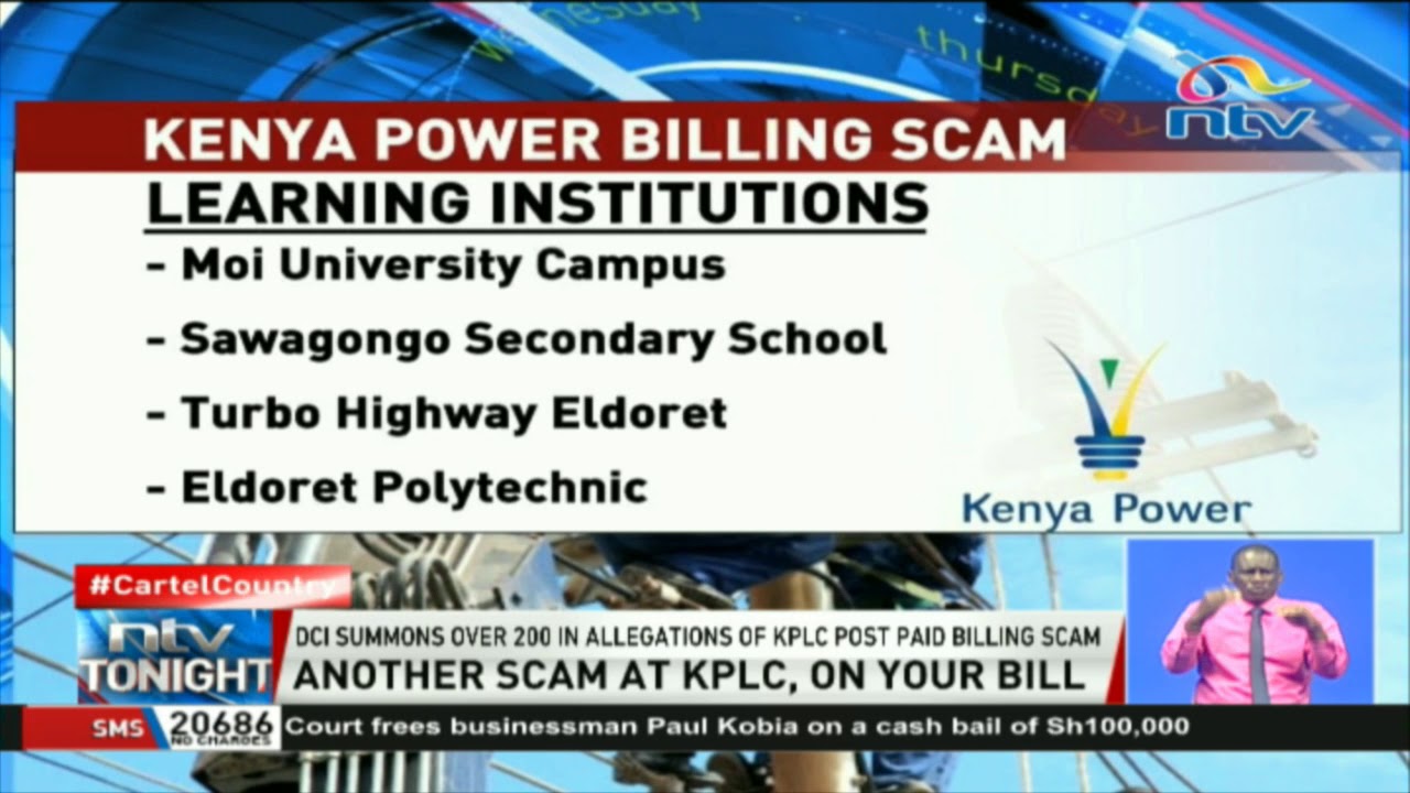 DCI summons over 200 in allegations of KPLC post paid billing scam