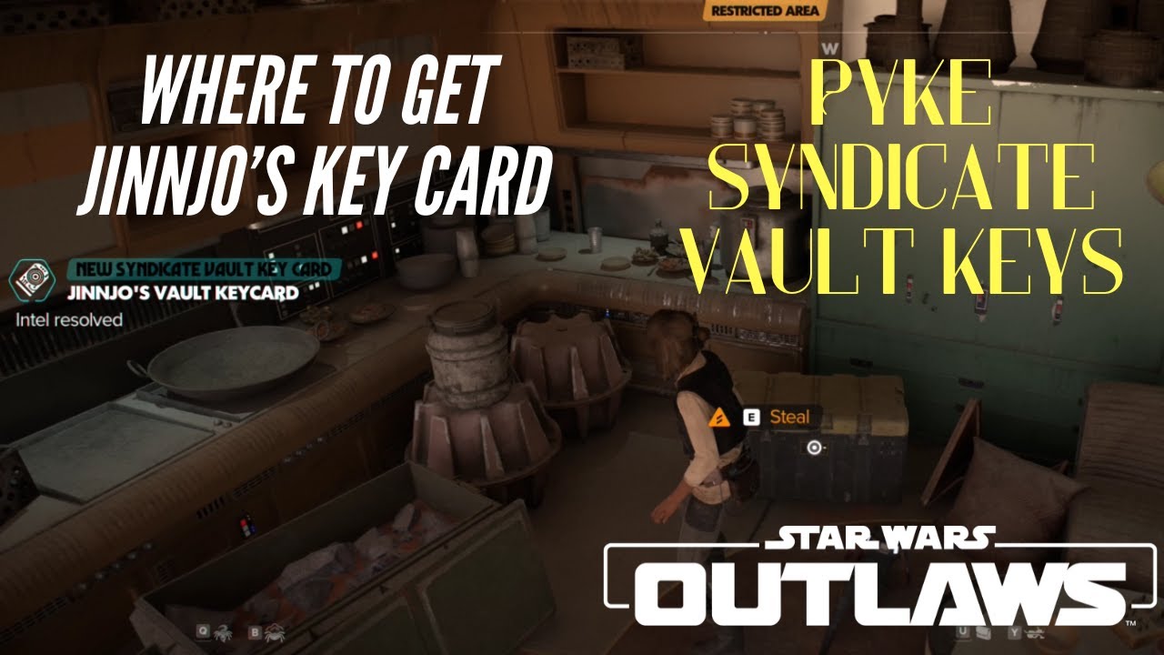 How to get Jinnjo's Vault Keycard for the Pyke Syndicate Vault Toshara | Star Wars Outlaws |
