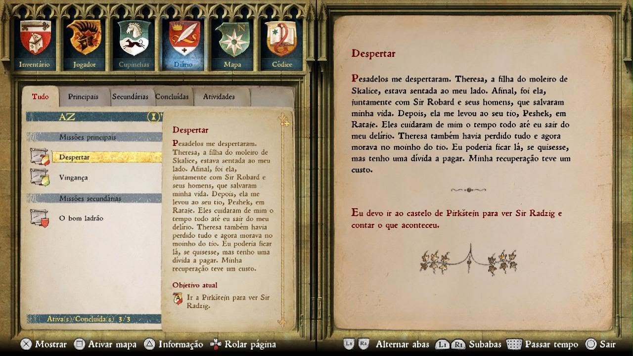 Kingdom Come: Deliverance(#5)- Despertar , Voltando ao Jogo, Agora na Versão Next gen (PS5).