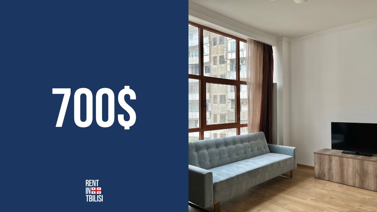 Apartment for rent in Tbilisi | Chugureti | 1 Bed | 50 sq.m. | 700$