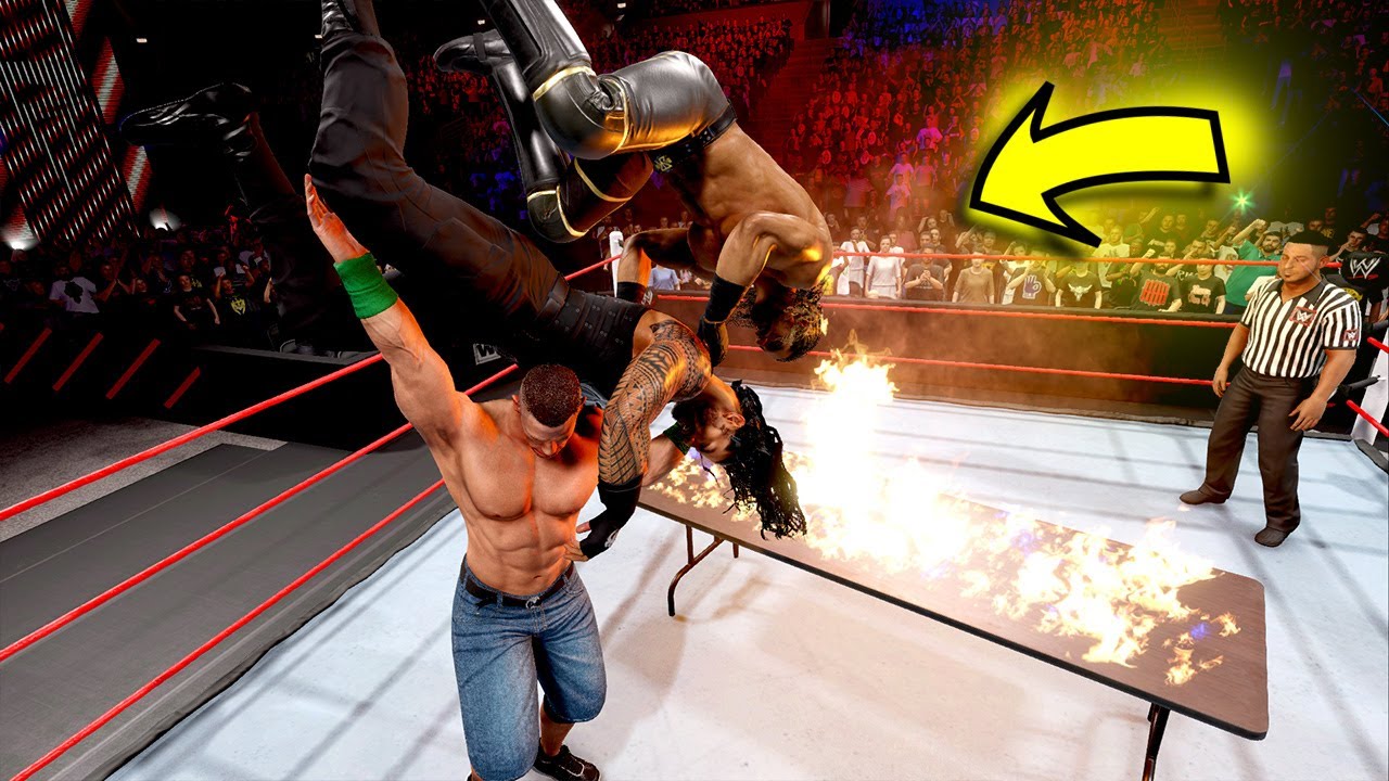 Безумные вещи, которые ты обязан попробовать в WWE играх