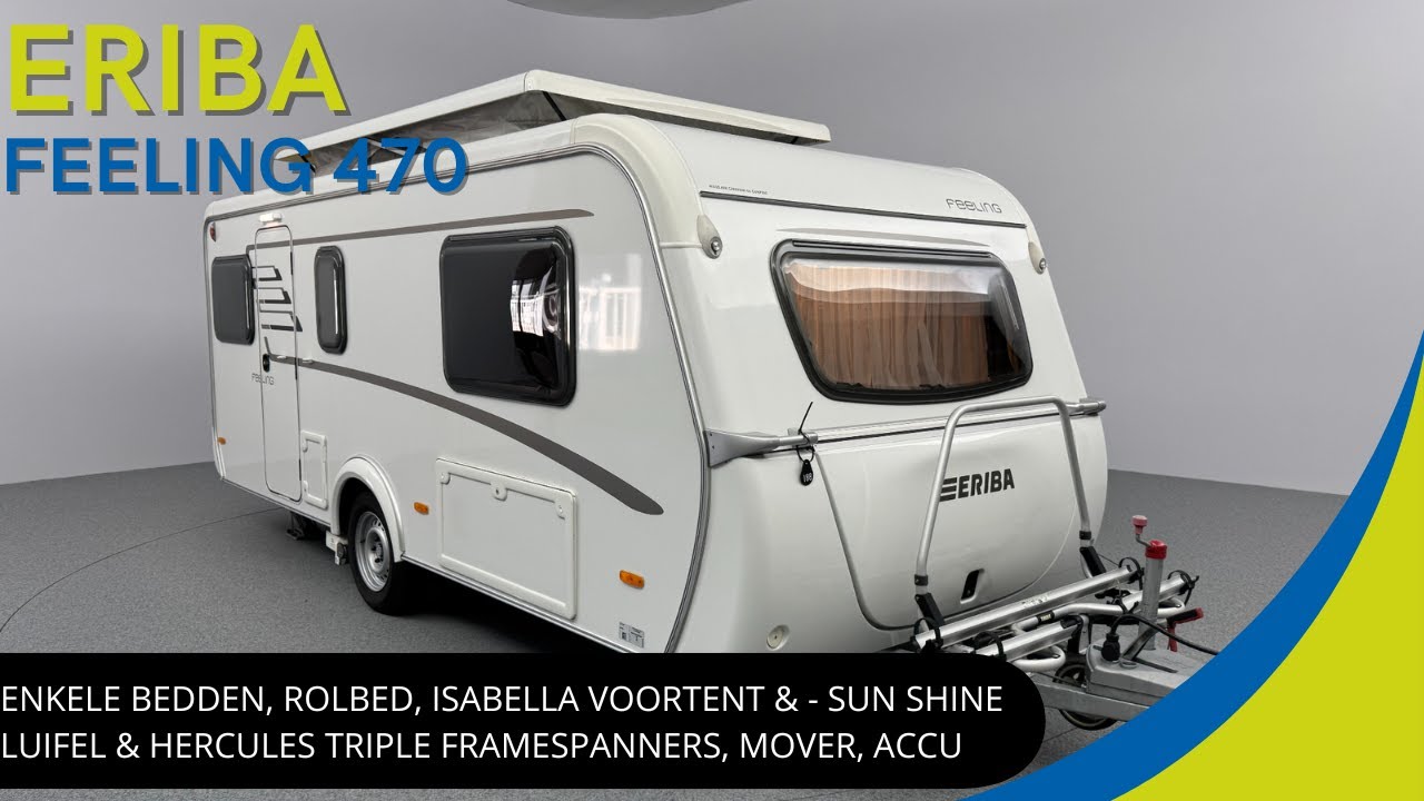 Eriba Feeling 470 2020 | IN GOEDE STAAT MET VELE LUXE OPTIES EN GESCHIKT VOOR OFF GRID KAMPEREN
