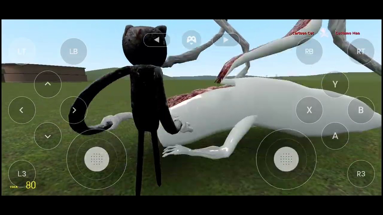 Miguel jogando garry's mod com mod com mod de estribo de toilette 
