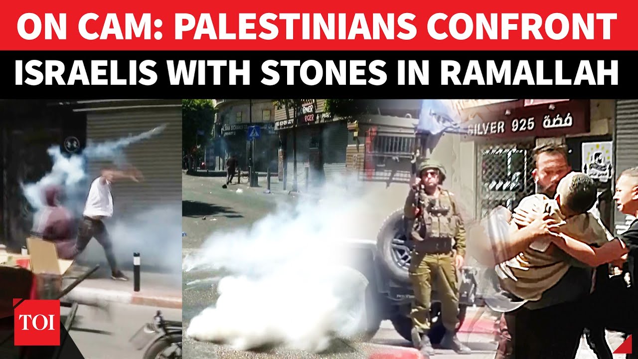 IDF Humiliated? Watch Palestinians CHASE OUT Israeli Troops After Raid On Ramallah In West Bank