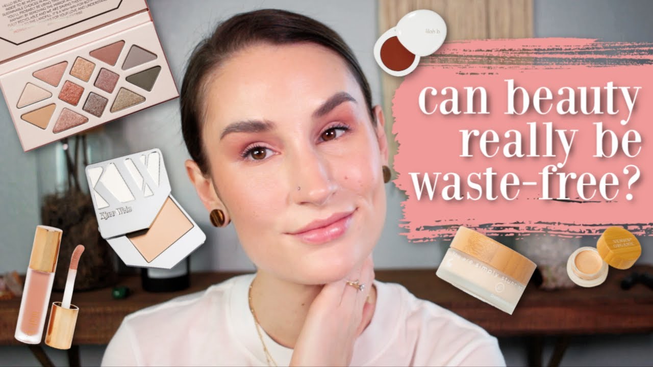 FULL FACE OF ZERO WASTE MAKEUP | My 2020 Sustainability Goals
